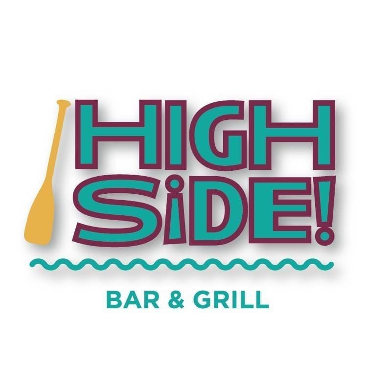 Things to do in Salida Colorado - Lunch Dinner in Salida - Live Music in Salida - High Side Bar & Grill Logo
