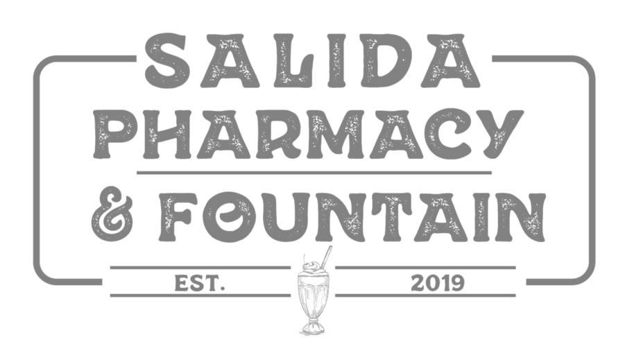 Things to do in Salida Colorado - Ice Cream Shops - Salida Pharmacy and Fountain Logo